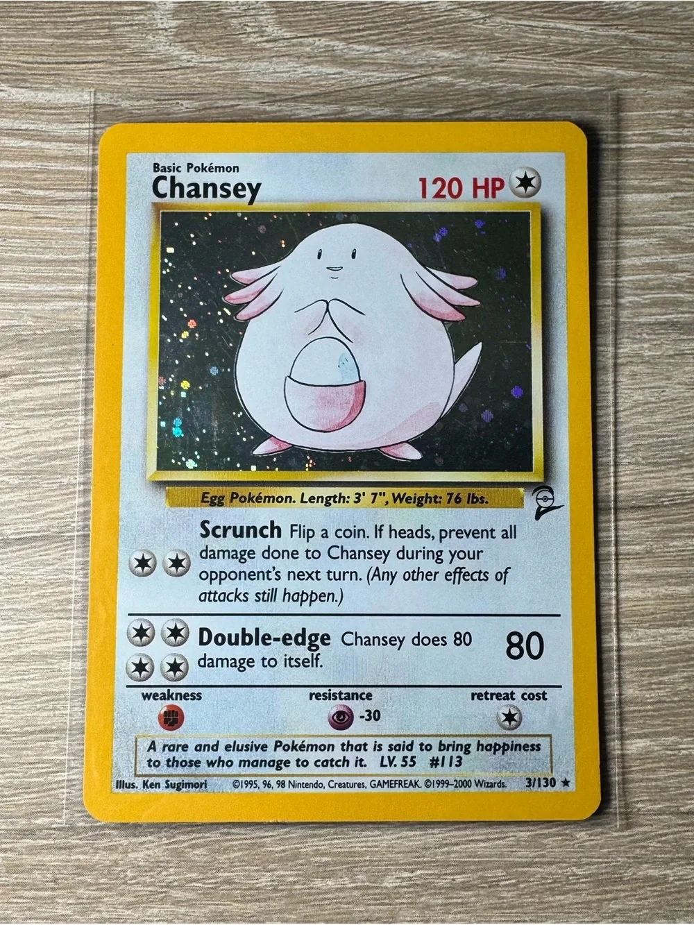Chansey #3/Pokemon Base Set 2